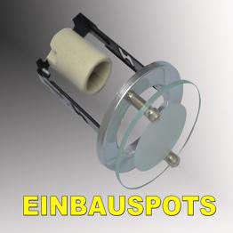 R50 EINFACH SPOT MIT GLASS CHROM E14 - 6302-033