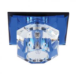 ADRASTEA CRYSTAL HALOGEN EINBAUSPOT AUFPUTZ BLAU HL800