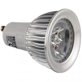 EINBAUSPOT MATT CHROM SCHWENKBAR MIT 3W High Power LED GU10 HL750 kaltweiss