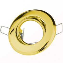 EINBAUSPOT GOLD SCHWENKBAR MIT 1,2 W LED Leuchtmittel GU10 HL750