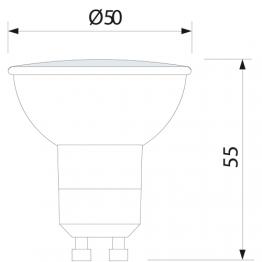 EINBAUSPOT GOLD SCHWENKBAR MIT 1,2 W LED Leuchtmittel GU10 HL750