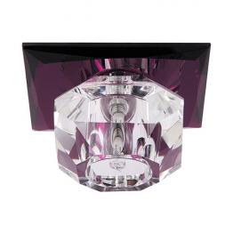 ADRASTEA CRYSTAL EINBAUSPOT mit LED oder Halogen Leuchtmittel LILA HL800