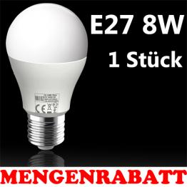 LED Leuchtmittel E27 Birne Tropfenform, 8W, Kaltweiss HL4308L