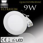 9W Ultraslim LED Panel Einbaustrahler Deckenleuchte Rund Lampe weiss Kaltwei HL976L