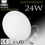 24W Ultraslim LED Panel Einbaustrahler Deckenleuchte Rund Lampe weiss Kaltwei HL979L