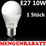 LED Leuchtmittel E27 Birne Tropfenform, 10W, Warmweiss od Kaltweiss HL4310L